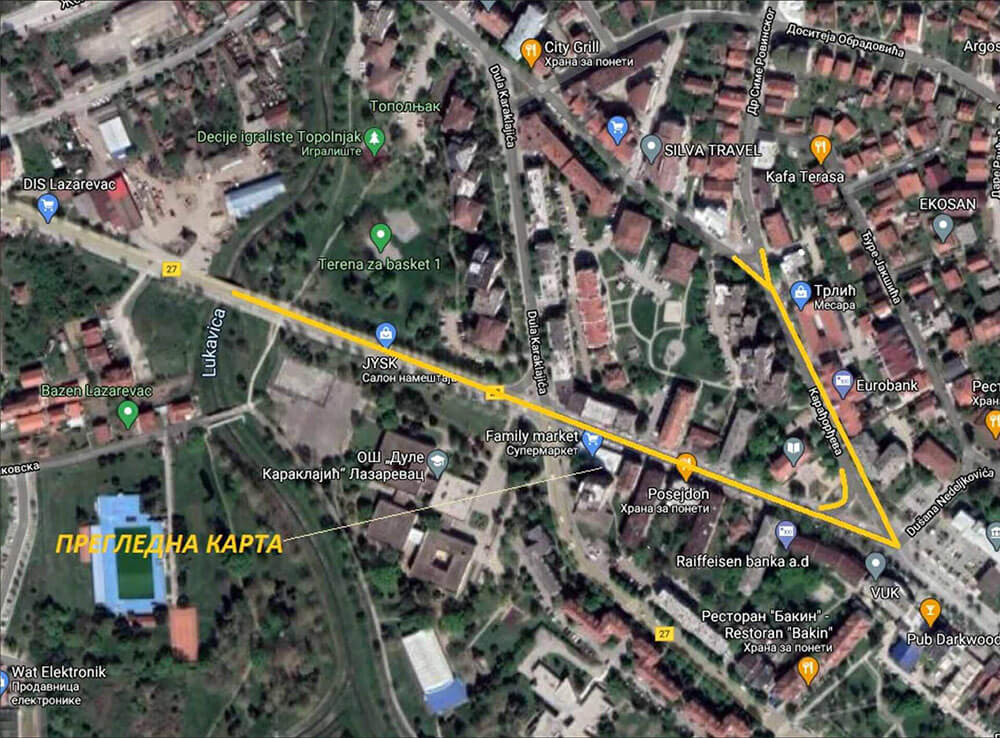 Rekonstrukcija i dogradnja dela ulica Dimitrija Tucovića i Karađorđeve u Lazarevcu