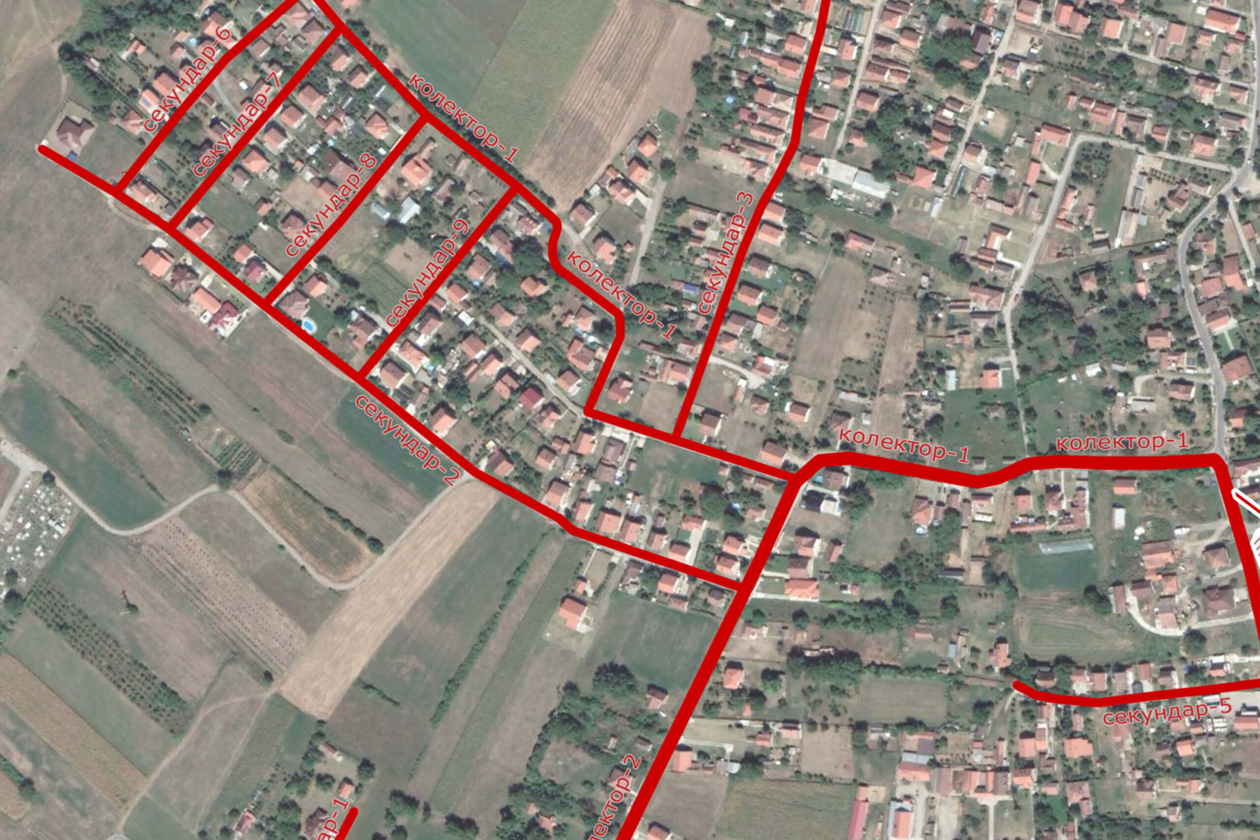 Izgradnja kanalizacije u Belom Polju - Obrenovac